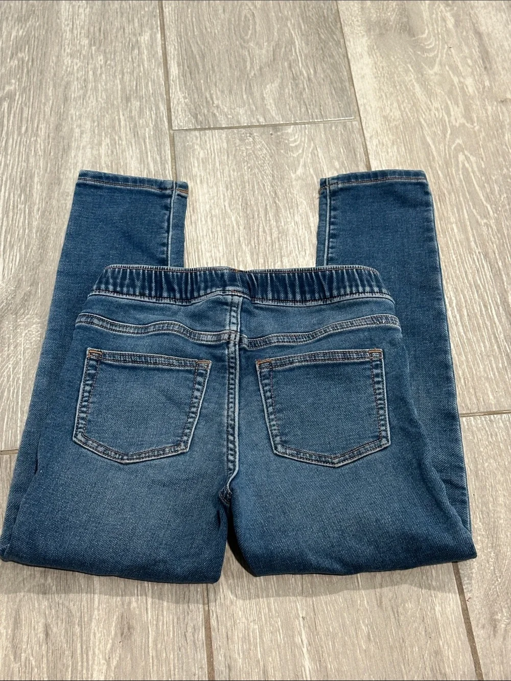 Crewcuts Girls Blue Pull-On Denim Jeggings